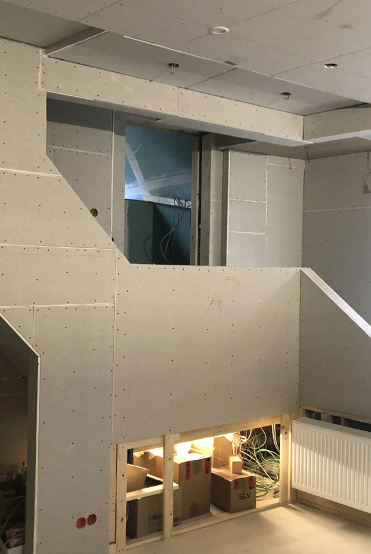 Treppe als Teil des Raumes